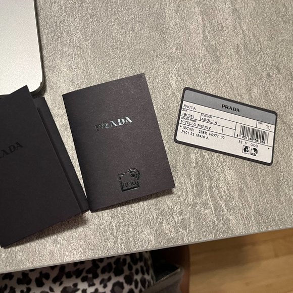 Prada Vitello Phenix Logo Hobo Taupe - Picture 5 of 7